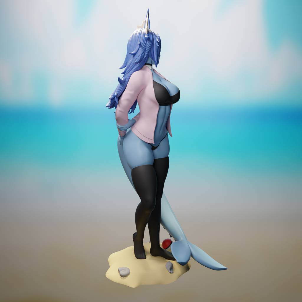 P站图纸印象馆 FunserviceSTL 精灵宝可梦 水伊布 FunserviceSTL 精灵宝可梦 水伊布