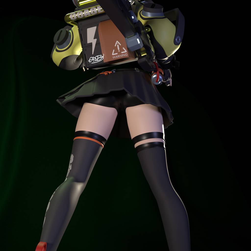 P站图纸印象馆 FunserviceSTL 绝区零 安比·德玛拉 FunserviceSTL 绝区零 安比·德玛拉