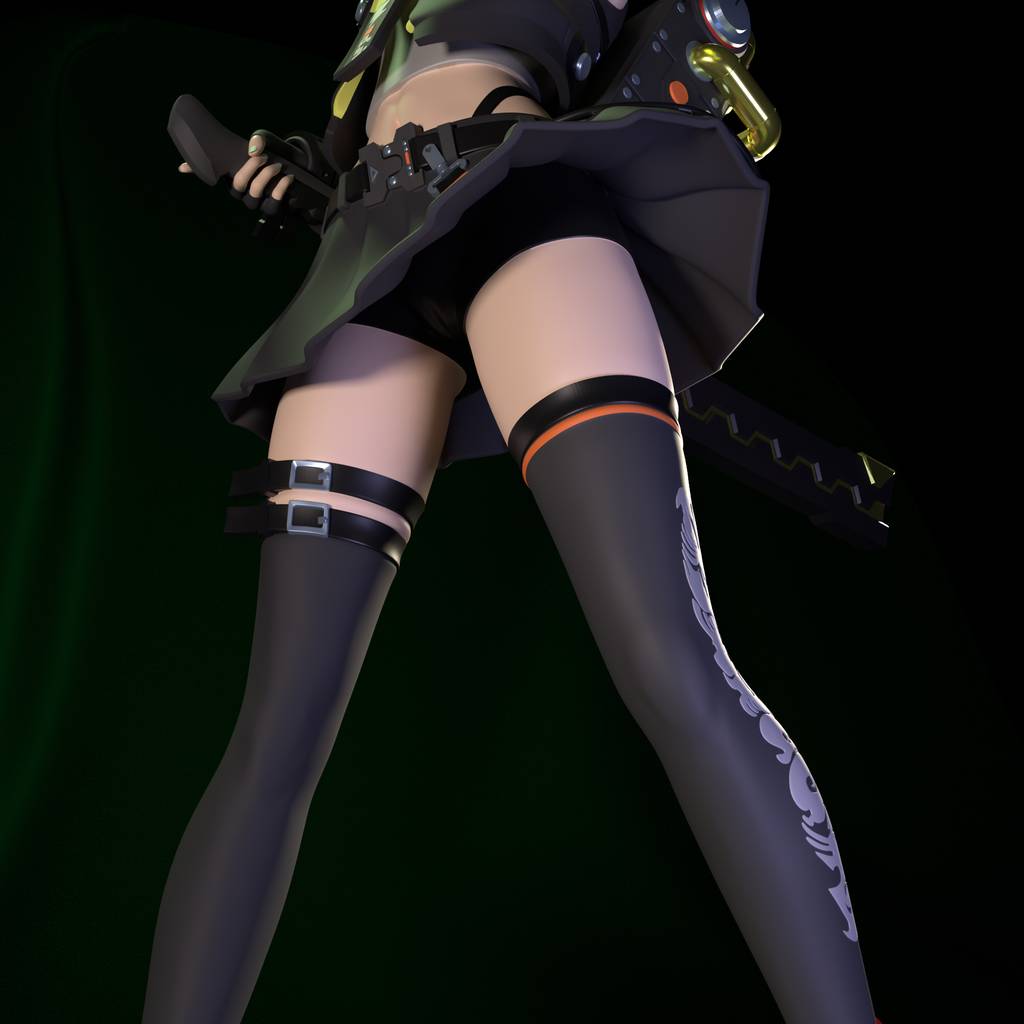 P站图纸印象馆 FunserviceSTL 绝区零 安比·德玛拉 FunserviceSTL 绝区零 安比·德玛拉