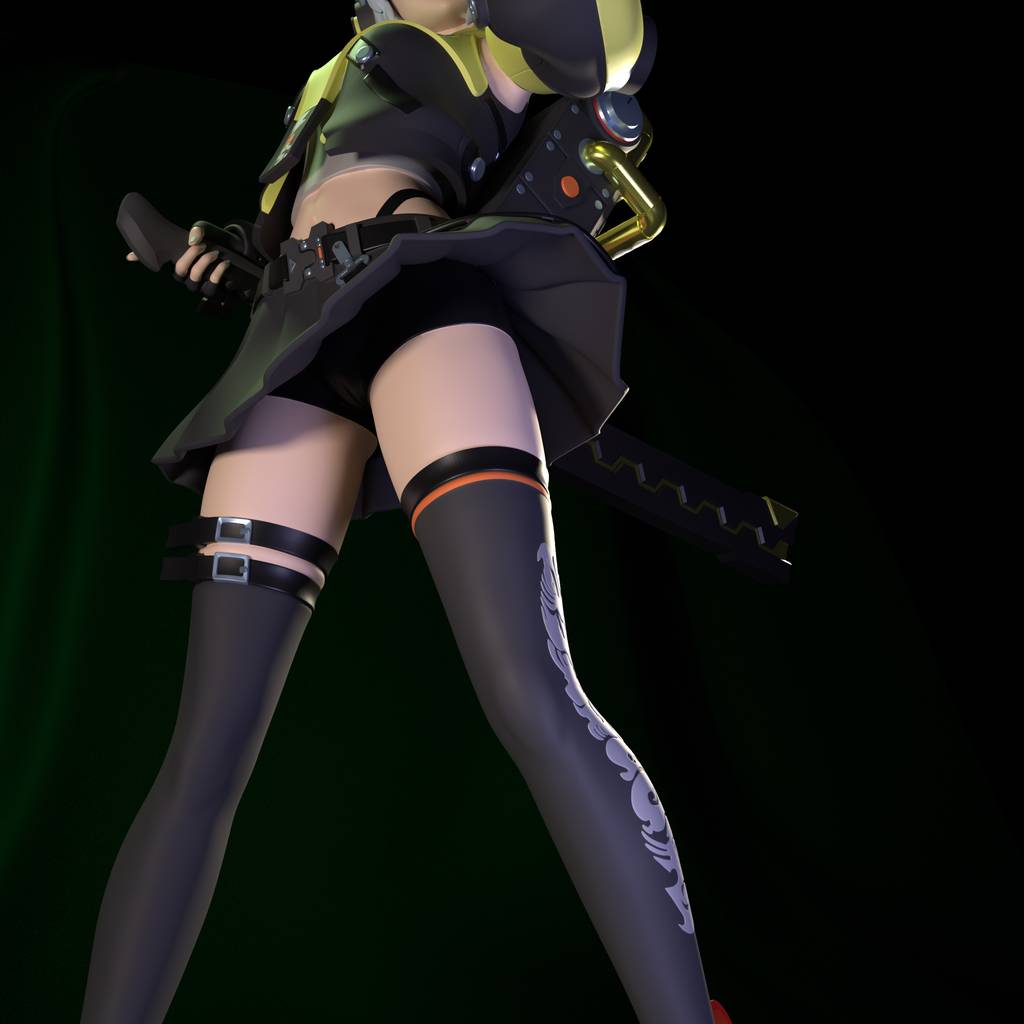 P站图纸印象馆 FunserviceSTL 绝区零 安比·德玛拉 FunserviceSTL 绝区零 安比·德玛拉