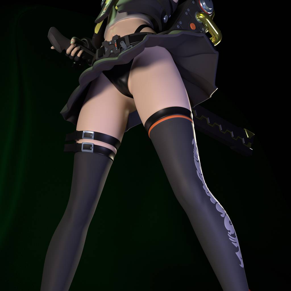 P站图纸印象馆 FunserviceSTL 绝区零 安比·德玛拉 FunserviceSTL 绝区零 安比·德玛拉