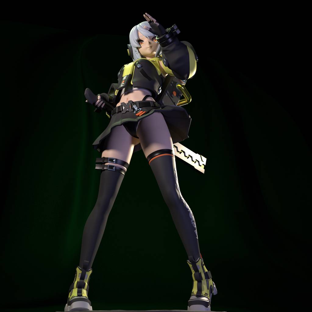 P站图纸印象馆 FunserviceSTL 绝区零 安比·德玛拉 FunserviceSTL 绝区零 安比·德玛拉