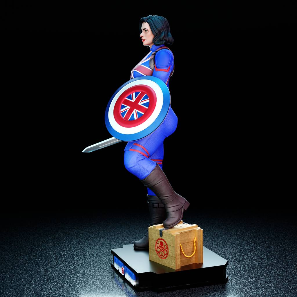 P站图纸印象馆 BrunoArt3D 漫威 卡特队长 BrunoArt3D 漫威 卡特队长