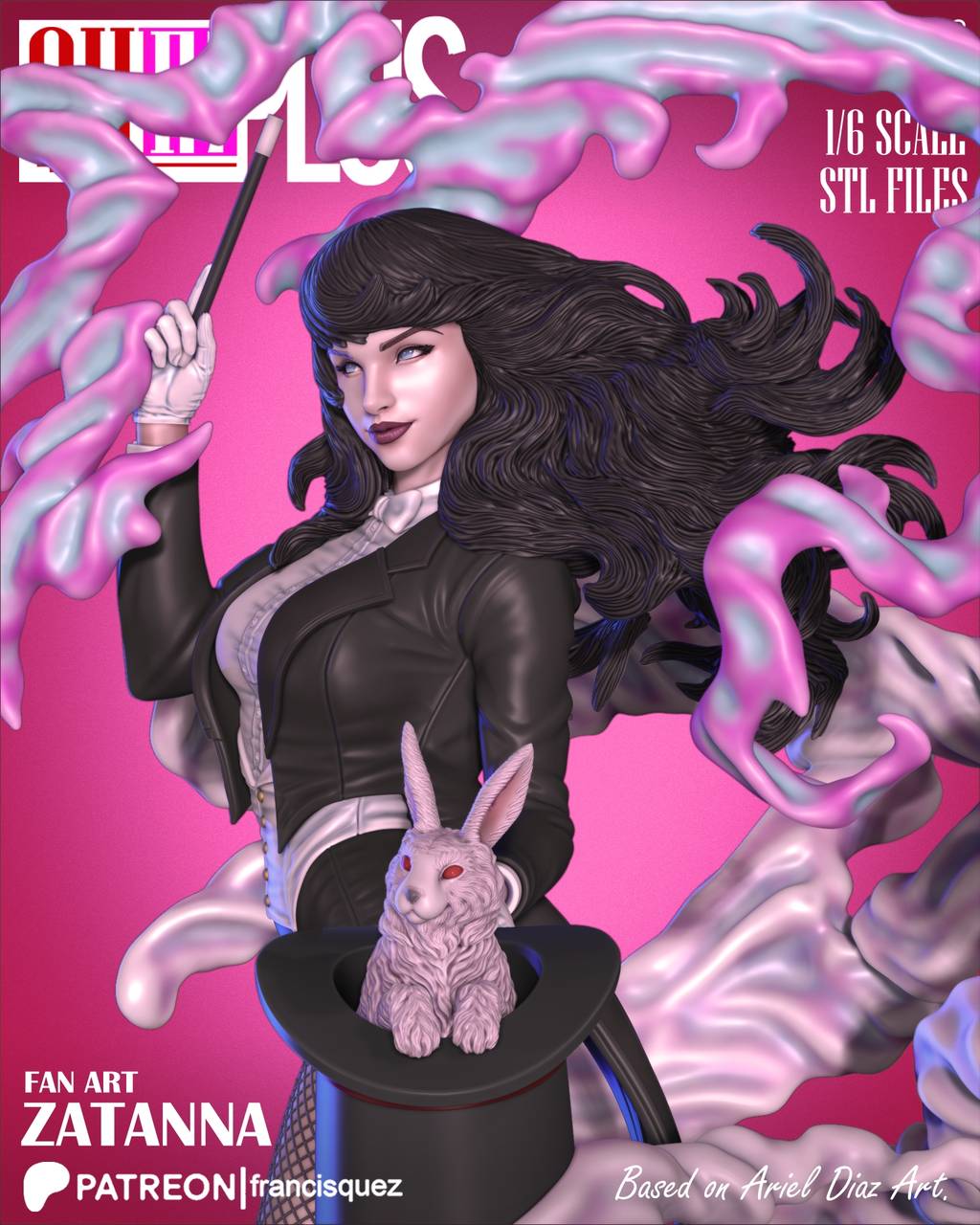 P站图纸印象馆 Francis Quez DC漫画 扎坦娜 Francis Quez DC漫画 扎坦娜