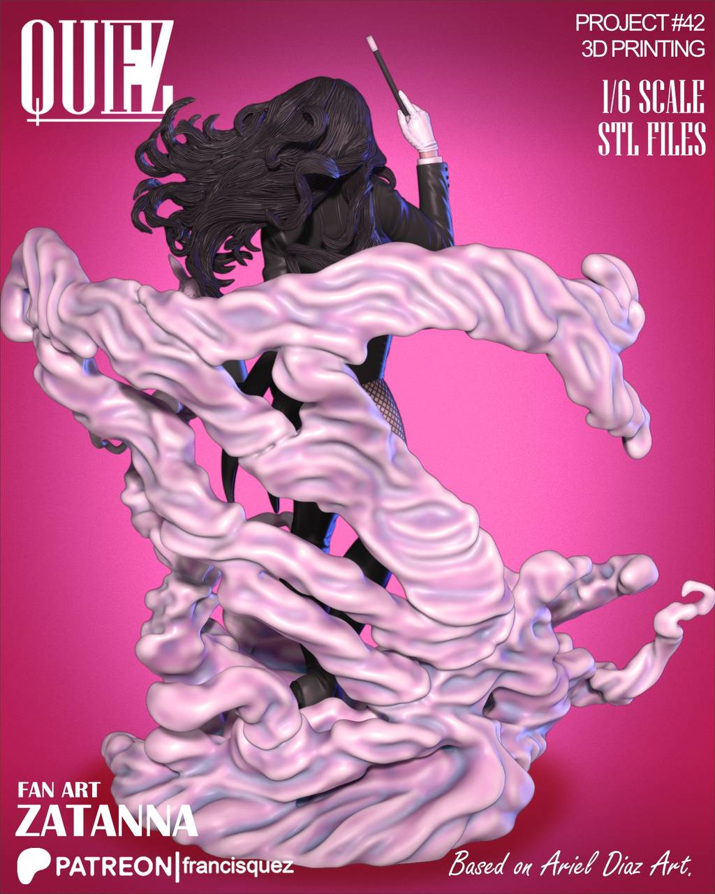 P站图纸印象馆 Francis Quez DC漫画 扎坦娜 Francis Quez DC漫画 扎坦娜