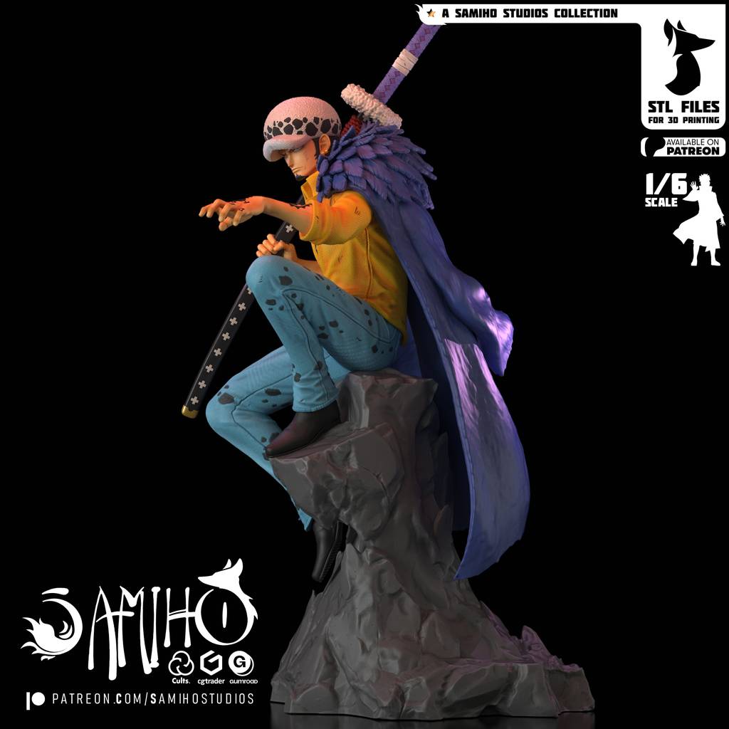 P站图纸印象馆 Samiho 海贼王 托拉法尔加·罗 Samiho 海贼王 托拉法尔加·罗