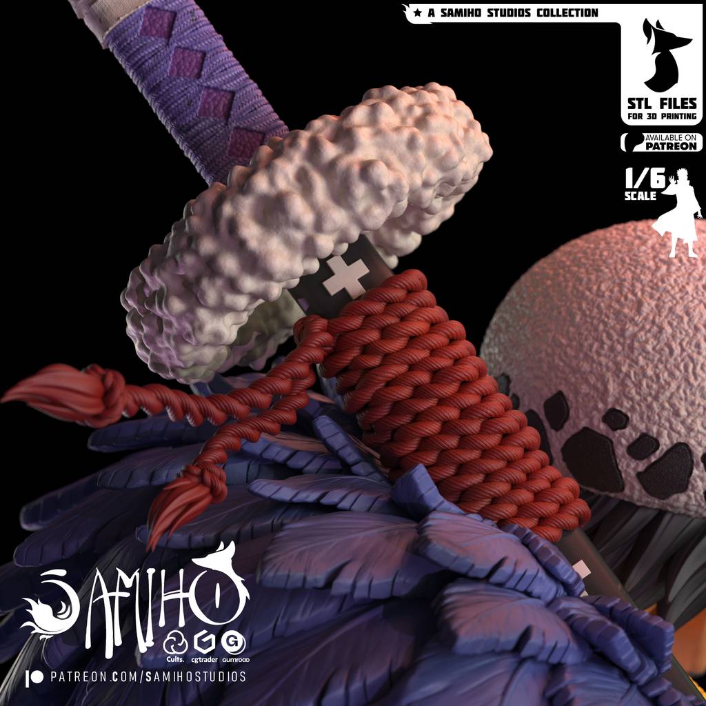 P站图纸印象馆 Samiho 海贼王 托拉法尔加·罗 Samiho 海贼王 托拉法尔加·罗