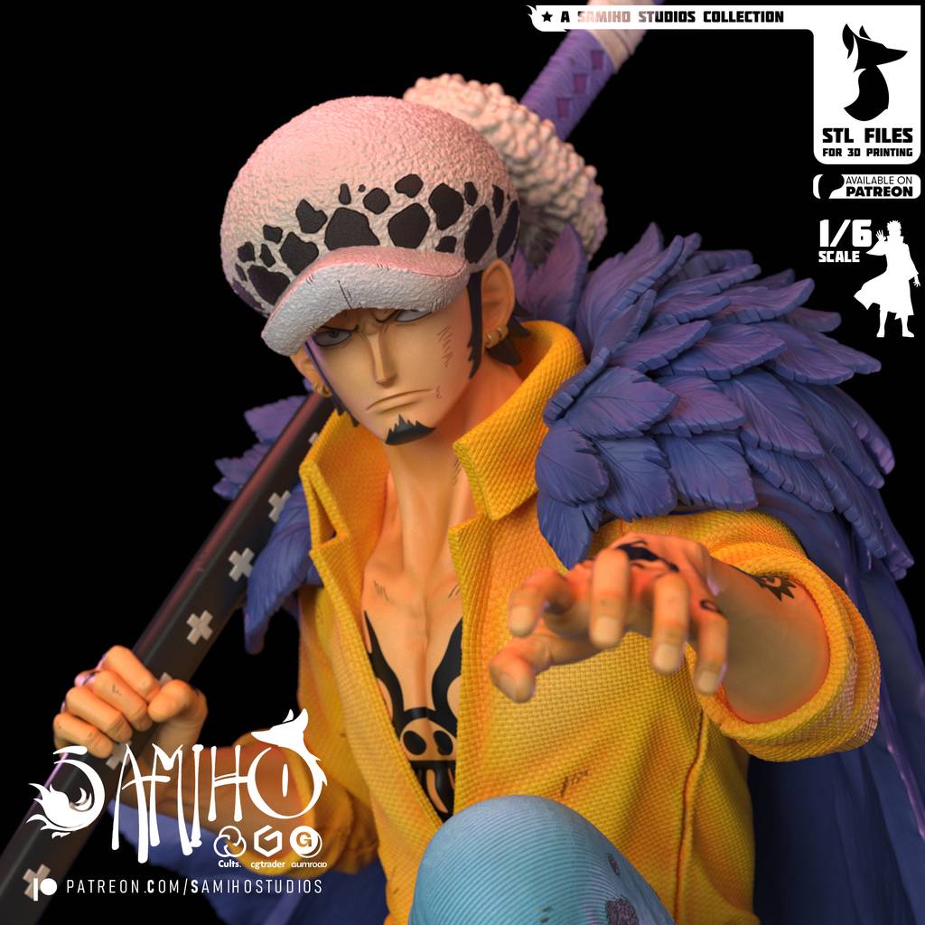 P站图纸印象馆 Samiho 海贼王 托拉法尔加·罗 Samiho 海贼王 托拉法尔加·罗