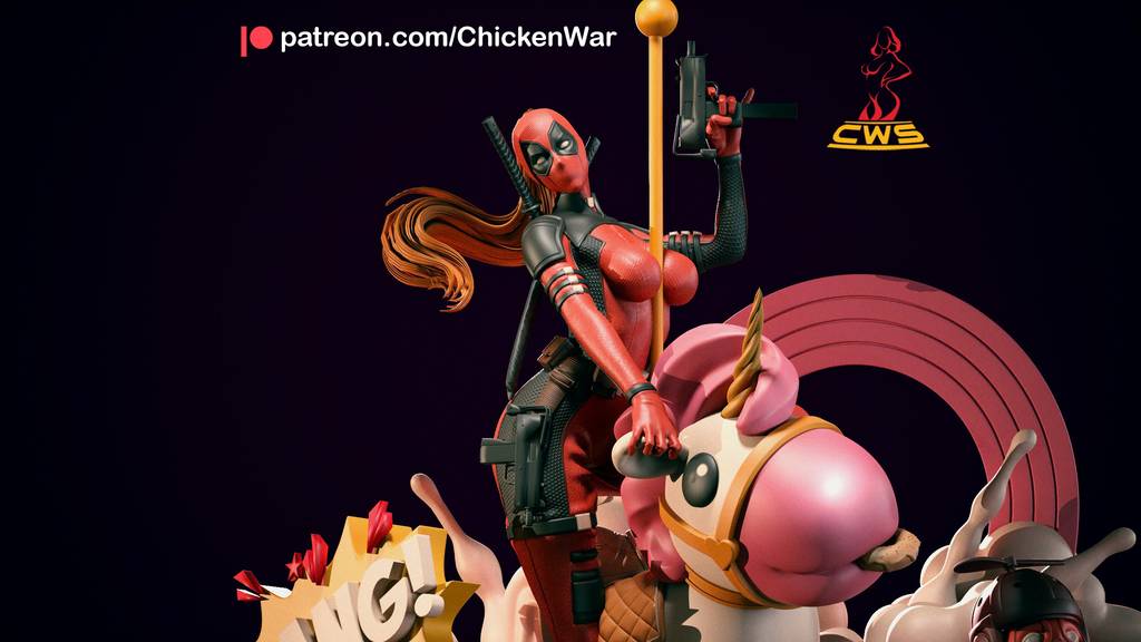 P站图纸印象馆 CW Studio 漫威 死待女士 CW Studio 漫威 死待女士