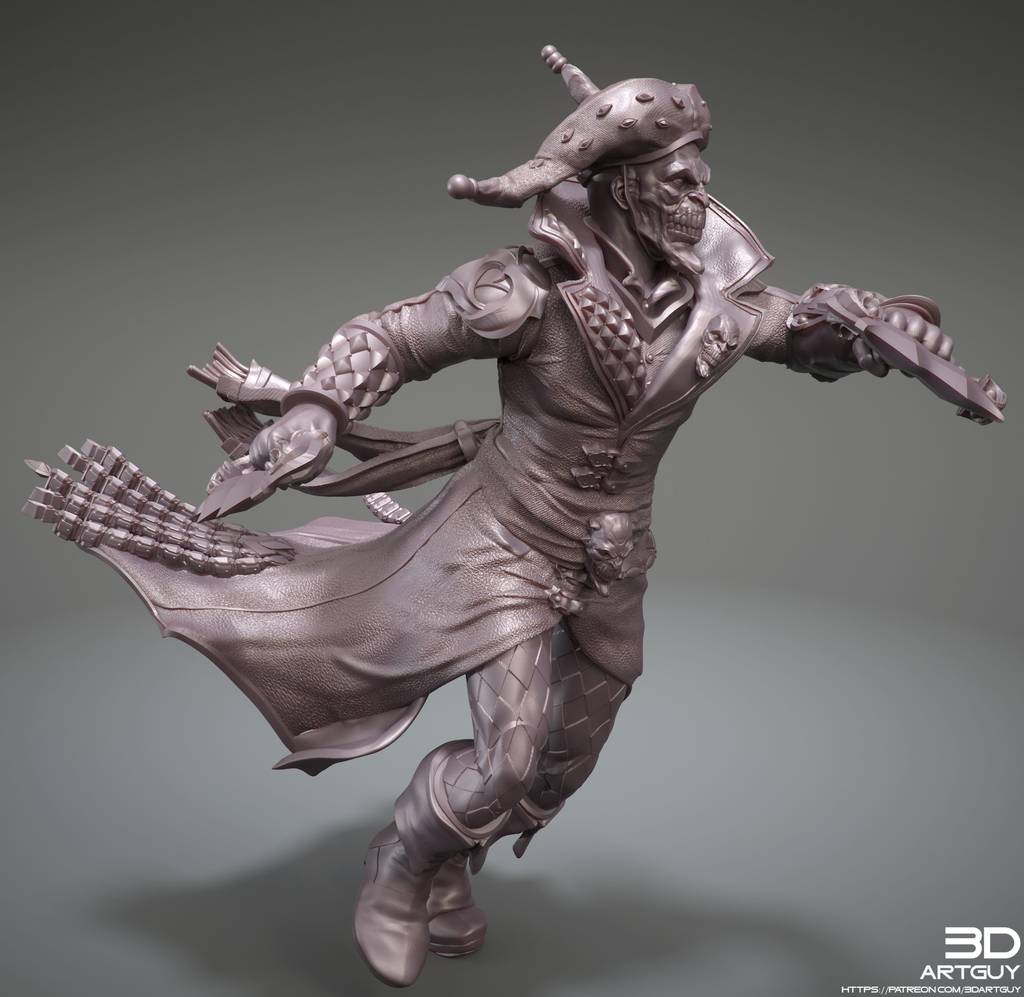 P站图纸印象馆 3DArtGuy 小丑 3DArtGuy 小丑