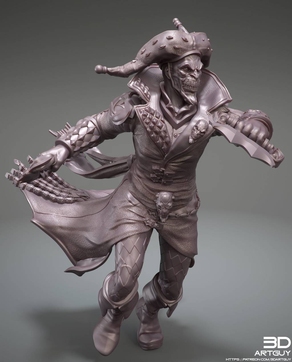 P站图纸印象馆 3DArtGuy 小丑 3DArtGuy 小丑