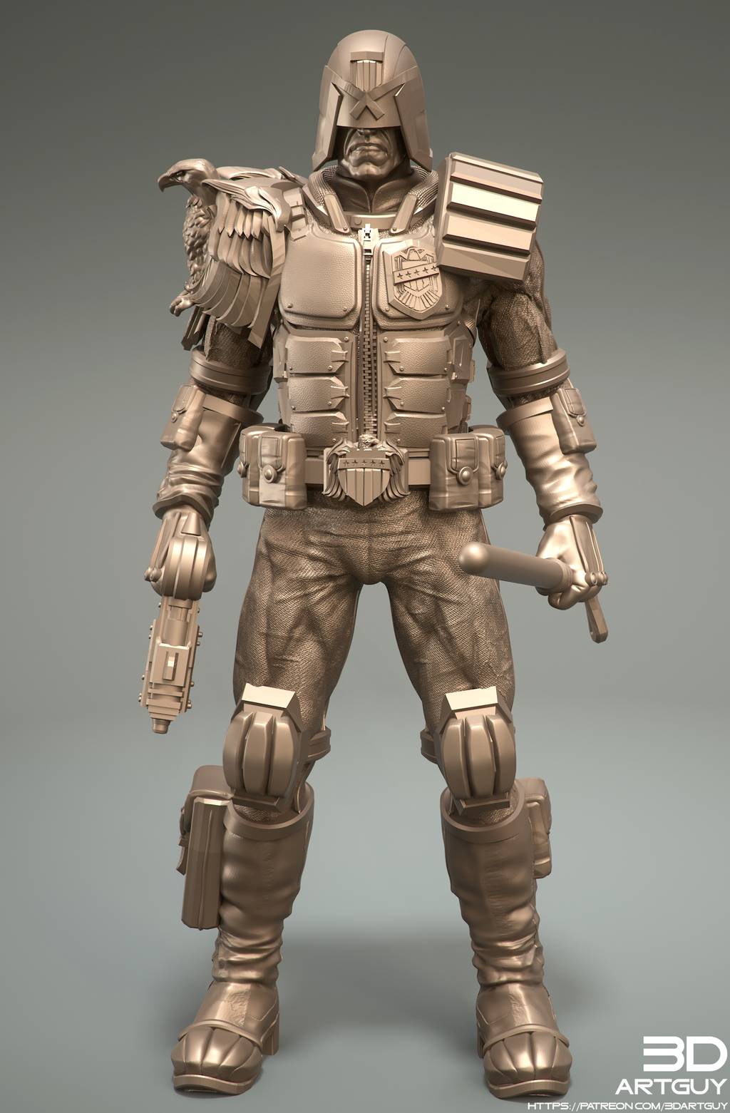 P站图纸印象馆 3DArtGuy 执法官 3DArtGuy 执法官