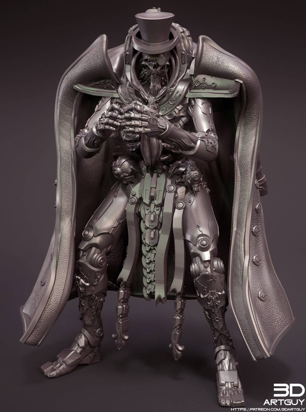P站图纸印象馆 3DArtGuy 机器人巨魔 3DArtGuy 机器人巨魔