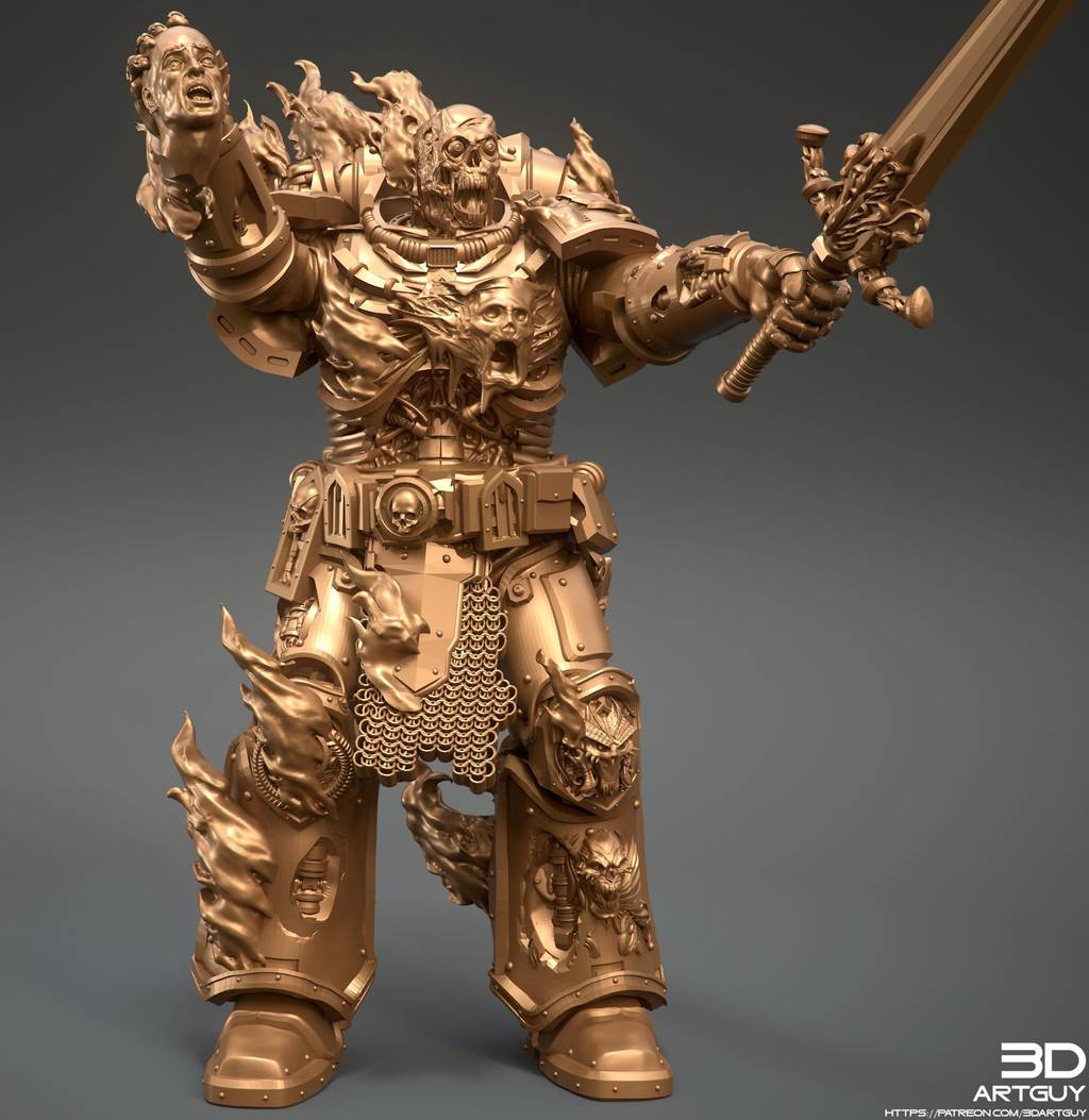 P站图纸印象馆 3DArtGuy 幽灵战士 3DArtGuy 幽灵战士