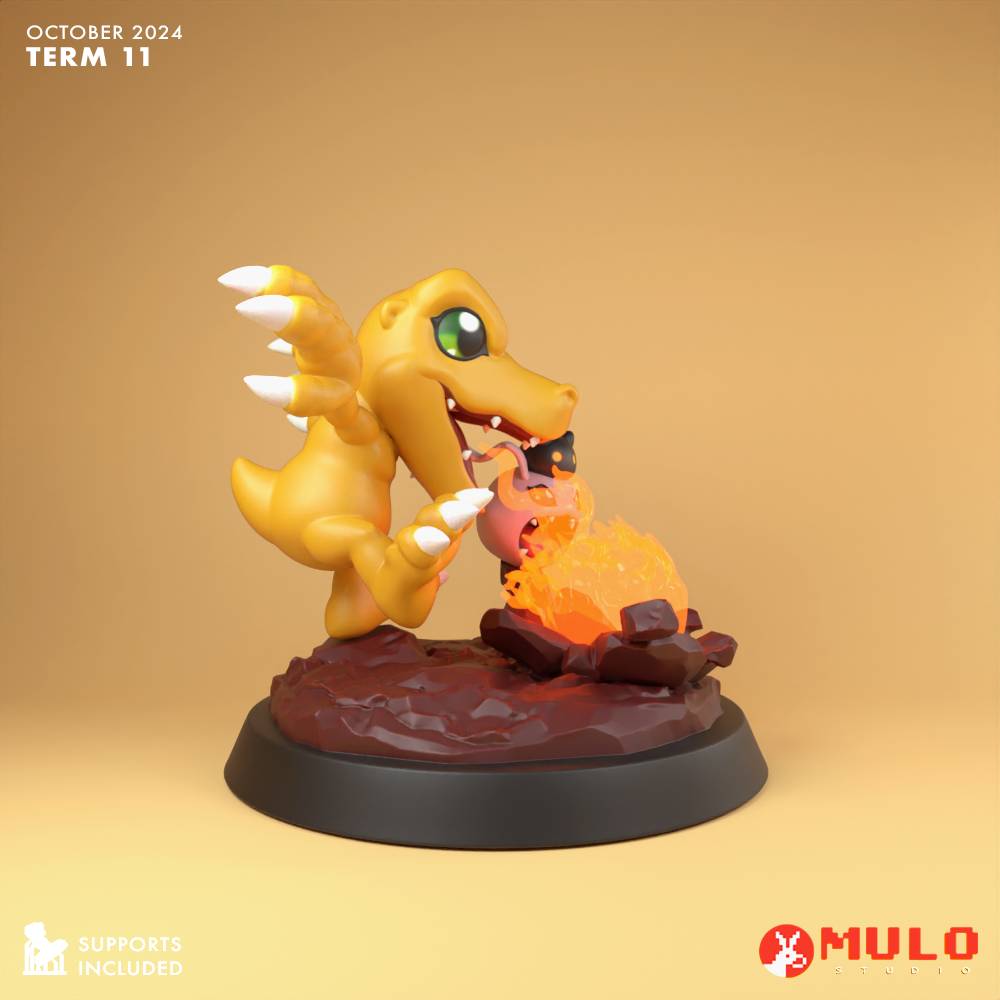 P站图纸印象馆 数码兽 亚古兽 数码兽 亚古兽