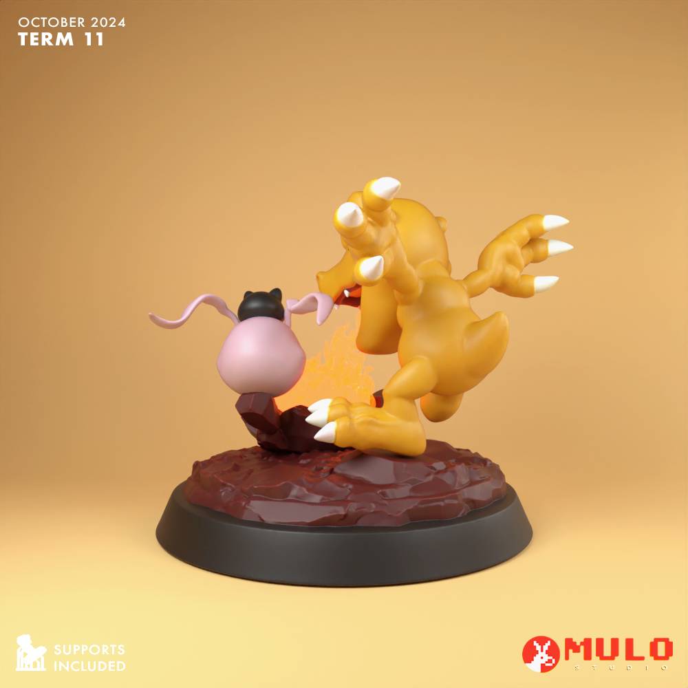 P站图纸印象馆 数码兽 亚古兽 数码兽 亚古兽