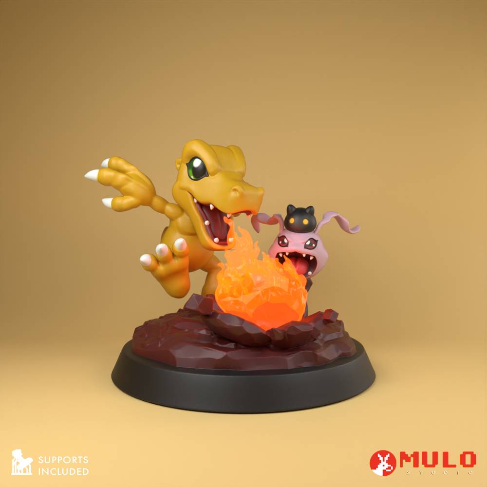 P站图纸印象馆 数码兽 亚古兽 数码兽 亚古兽