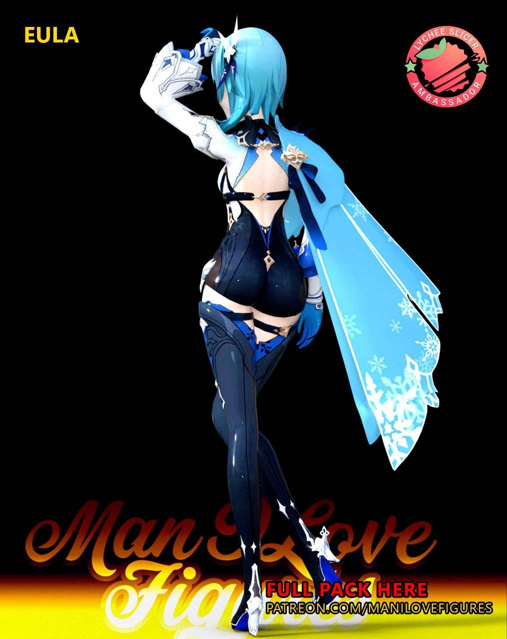 P站图纸印象馆 Man I Love 原神 优菈 Man I Love 原神 优菈