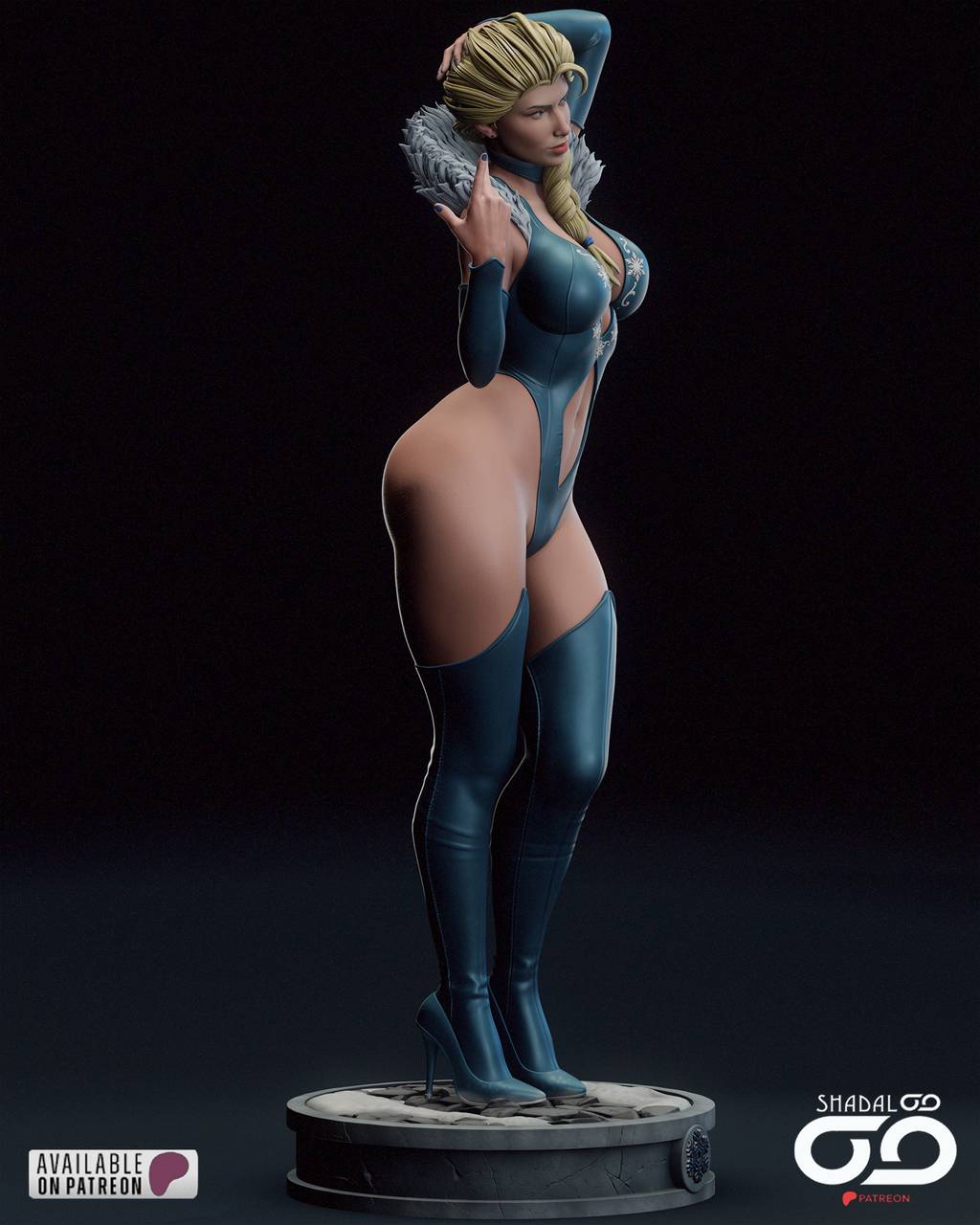 P站图纸印象馆 Shadaloo Studios 冰雪奇缘 艾莎 Shadaloo Studios 冰雪奇缘 艾莎