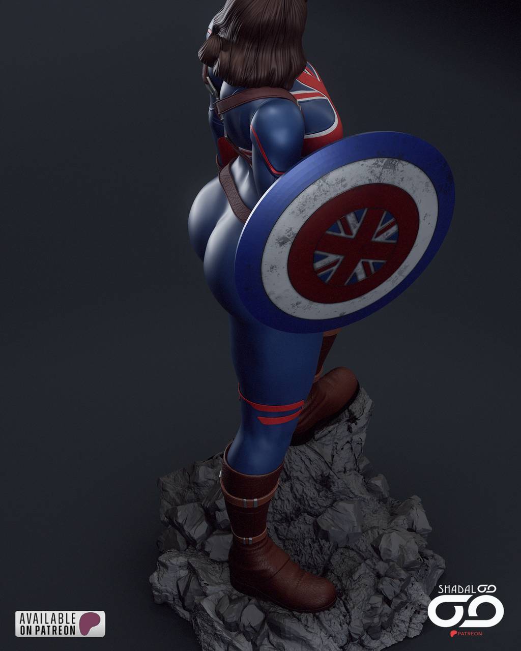 P站图纸印象馆 Shadaloo Studios 漫威 卡特队长 Shadaloo Studios 漫威 卡特队长