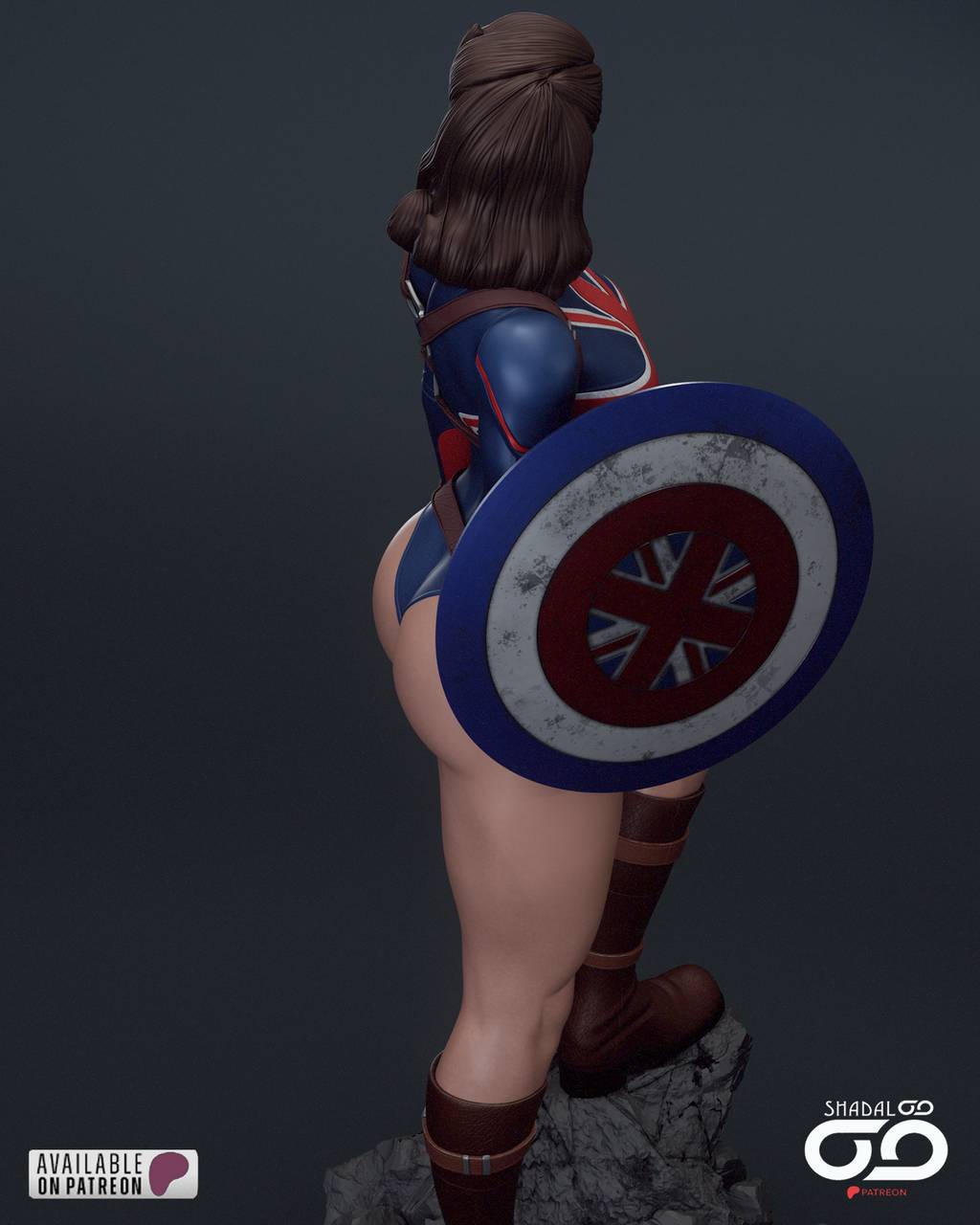 P站图纸印象馆 Shadaloo Studios 漫威 卡特队长 Shadaloo Studios 漫威 卡特队长