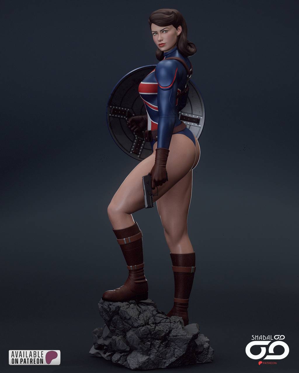 P站图纸印象馆 Shadaloo Studios 漫威 卡特队长 Shadaloo Studios 漫威 卡特队长