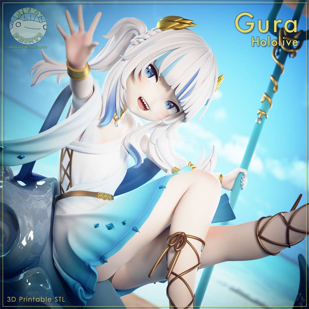 P站图纸印象馆 Pikitty 鲨鱼娘噶呜古拉 Pikitty 鲨鱼娘噶呜古拉