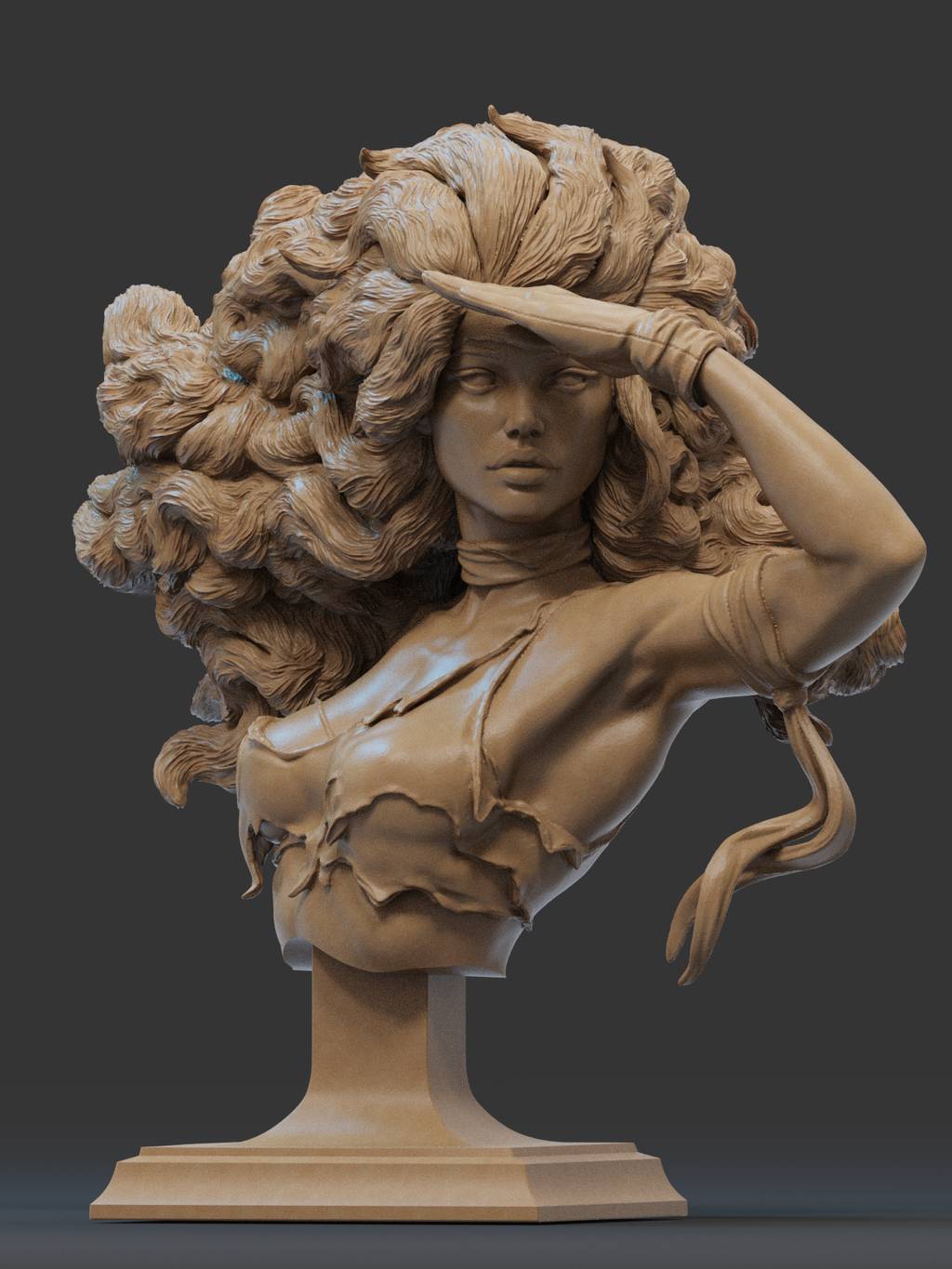 P站图纸印象馆 CA3D 24年10月半身像合集 CA3D 24年10月半身像合集