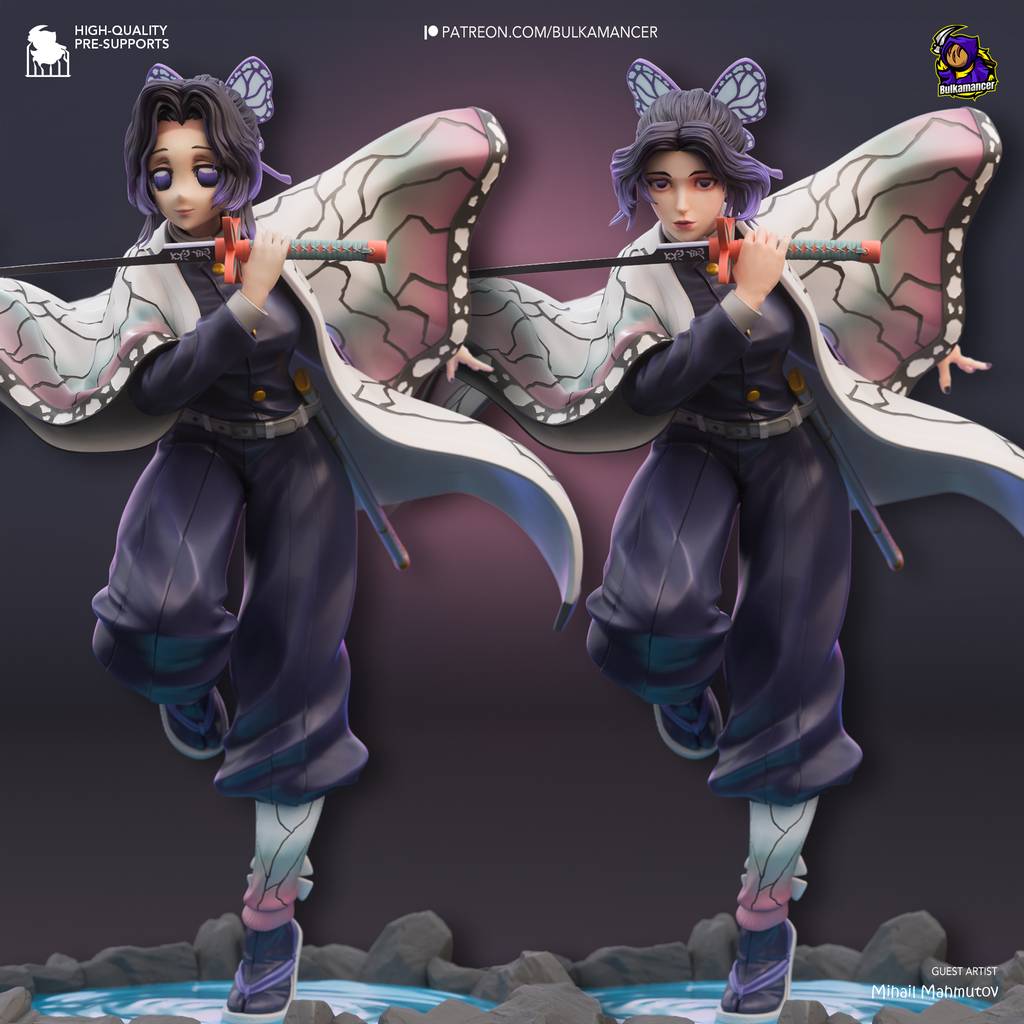 P站图纸印象馆 Bulkamancer 鬼灭之刃 胡蝶忍 Bulkamancer 鬼灭之刃 胡蝶忍