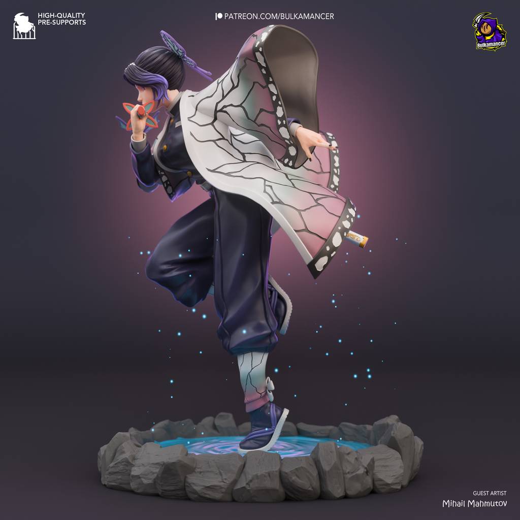 P站图纸印象馆 Bulkamancer 鬼灭之刃 胡蝶忍 Bulkamancer 鬼灭之刃 胡蝶忍