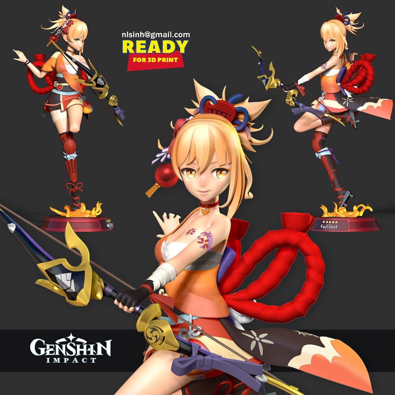 P站图纸印象馆 原神 伊莉米娅 原神 伊莉米娅