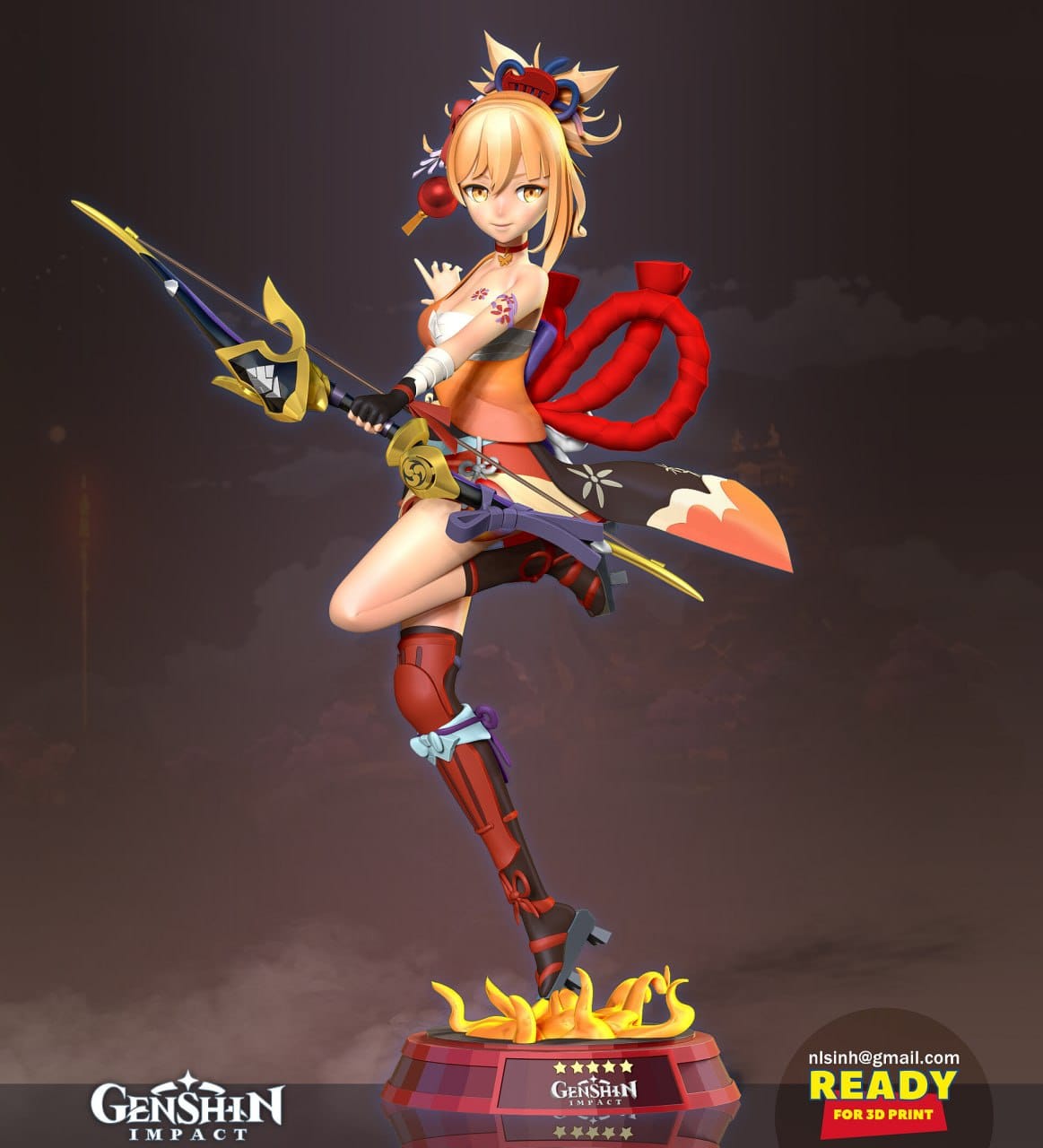 P站图纸印象馆 原神 伊莉米娅 原神 伊莉米娅