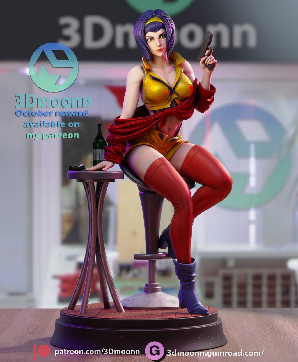 P站图纸印象馆 3Dmoonn 星际牛仔 菲·瓦伦坦 3Dmoonn 星际牛仔 菲·瓦伦坦