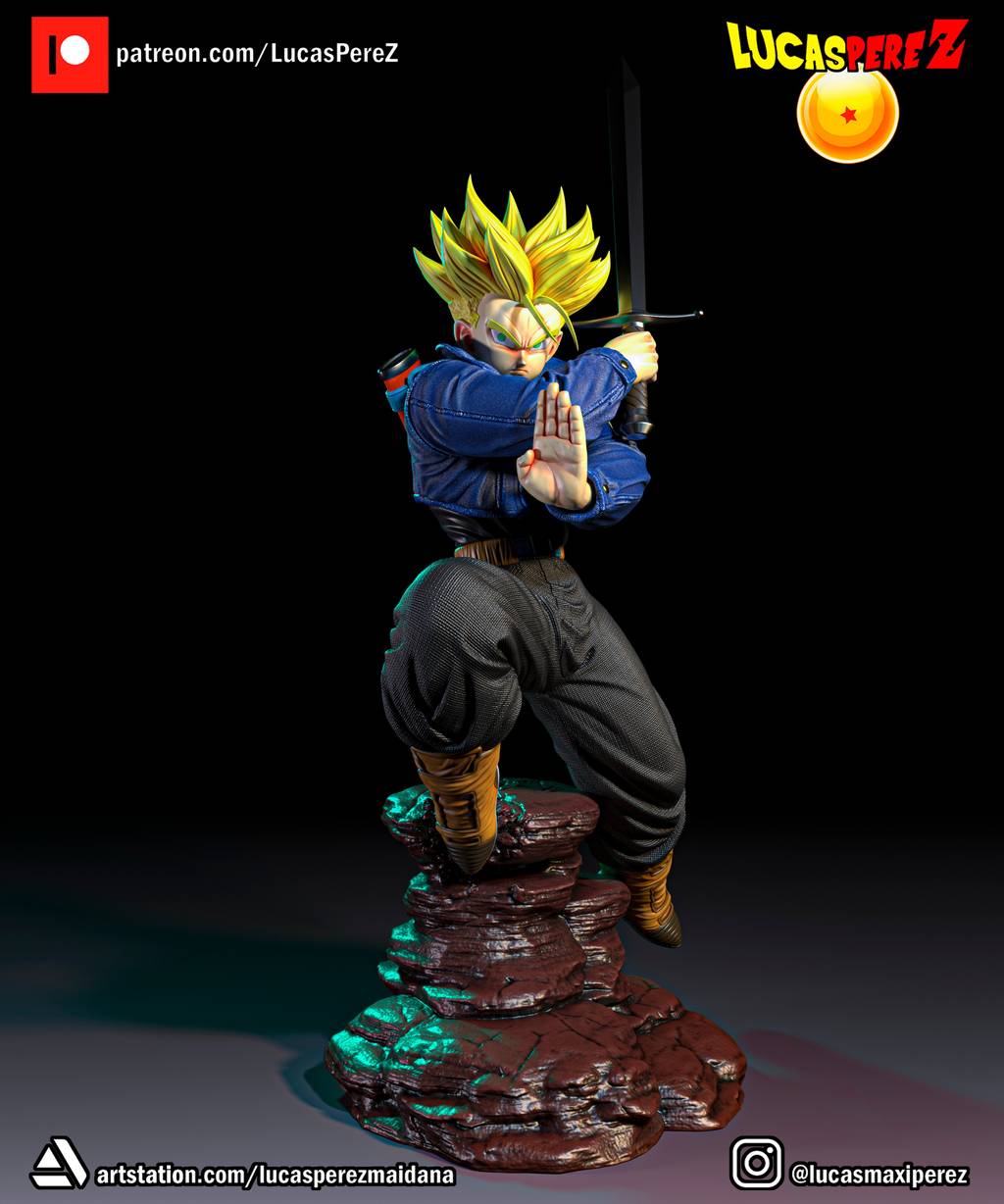 P站图纸印象馆 龙珠 特兰克斯 龙珠 特兰克斯