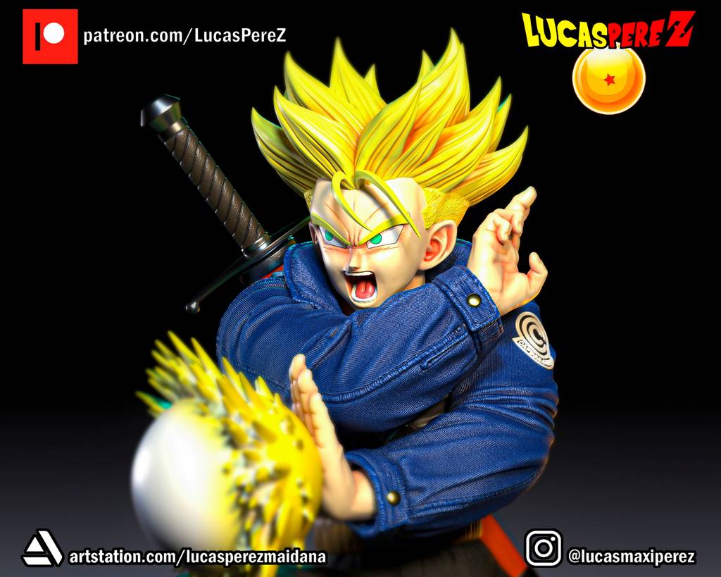 P站图纸印象馆 龙珠 特兰克斯 龙珠 特兰克斯