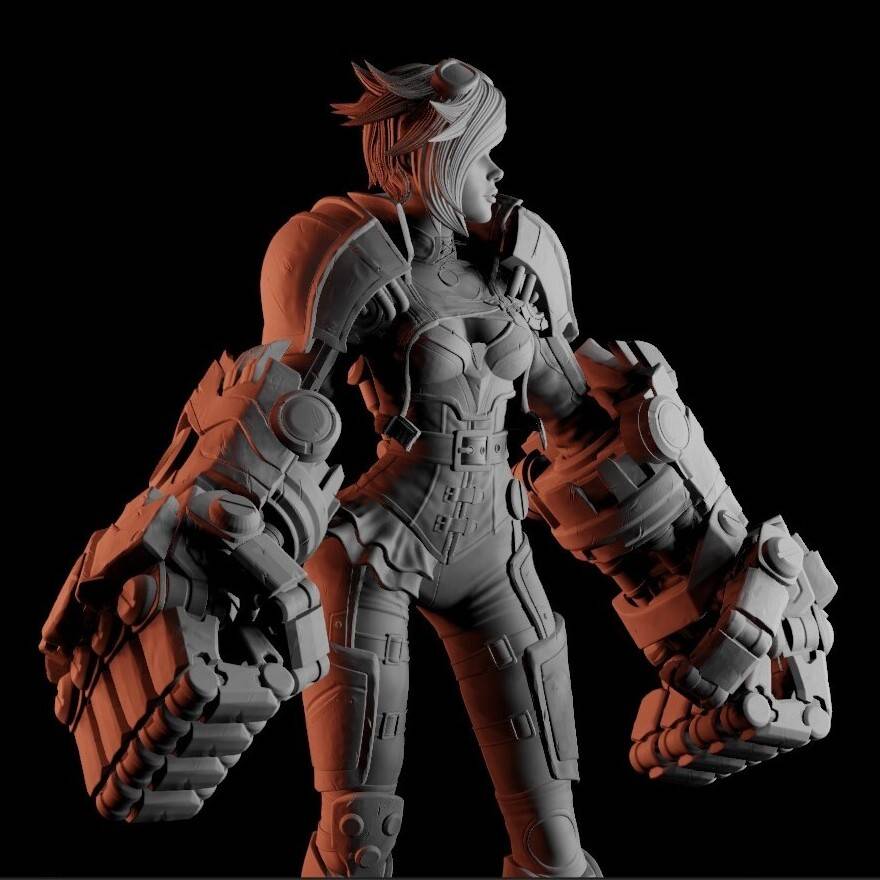 P站图纸印象馆 英雄联盟 蔚 英雄联盟 蔚