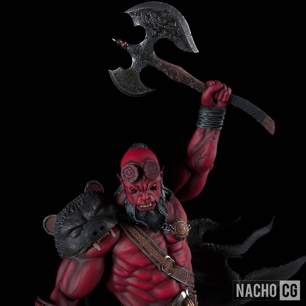 P站图纸印象馆 Nacho CG 地狱男爵 Nacho CG 地狱男爵