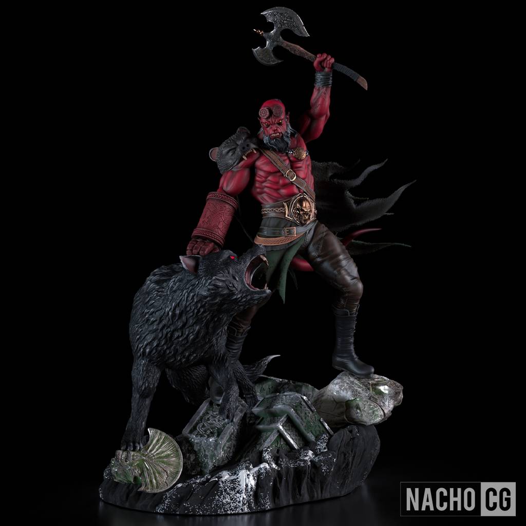 P站图纸印象馆 Nacho CG 地狱男爵 Nacho CG 地狱男爵