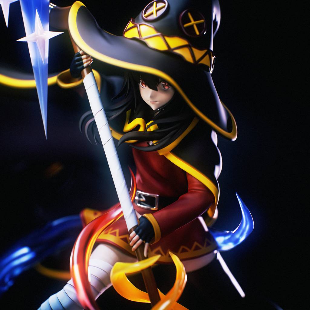 P站图纸印象馆 Tenshi Figures 为美好的世界献上祝福 梅古明 Tenshi Figures 为美好的世界献上祝福 梅古明