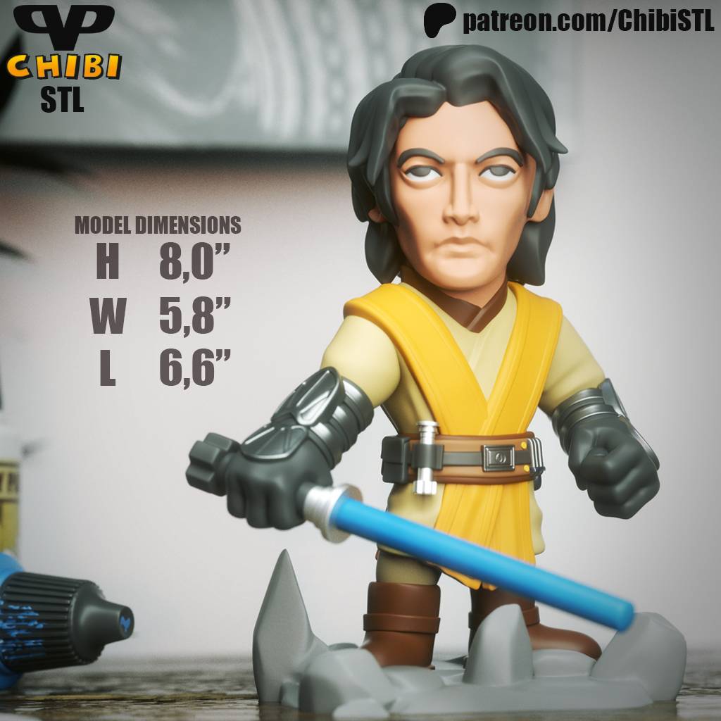 P站图纸印象馆 Chibi STL 星球大战 薛 Chibi STL 星球大战 薛