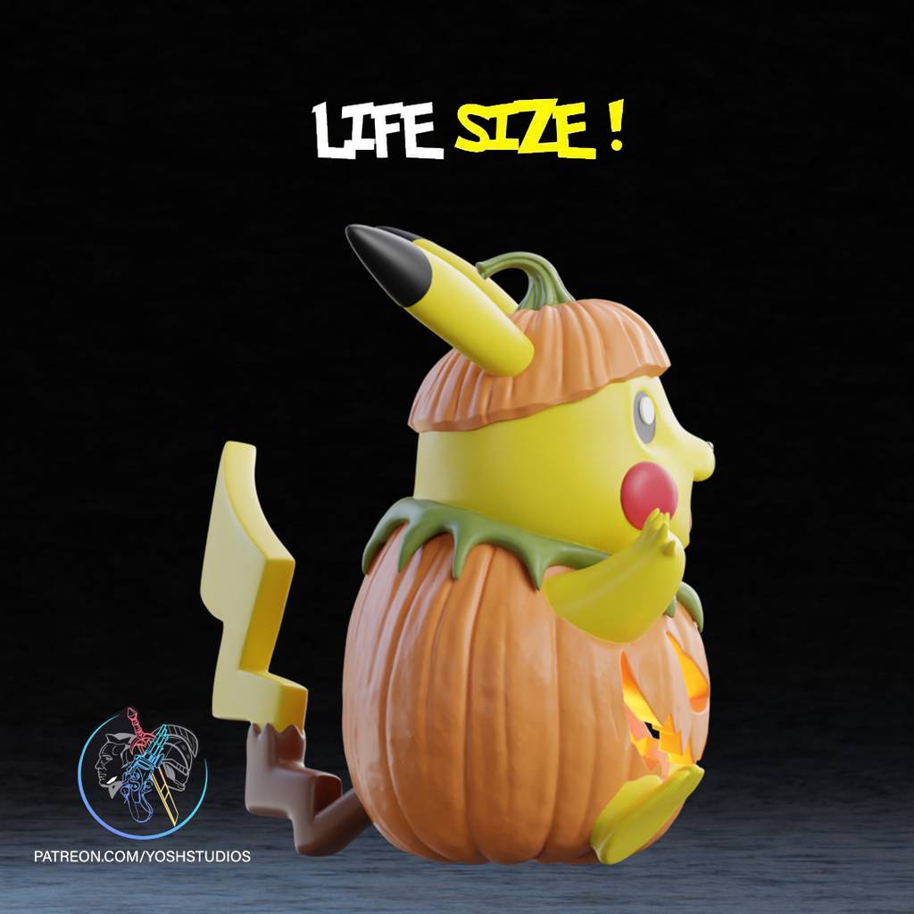 P站图纸印象馆 Yosh 万圣节皮卡丘 Yosh 万圣节皮卡丘