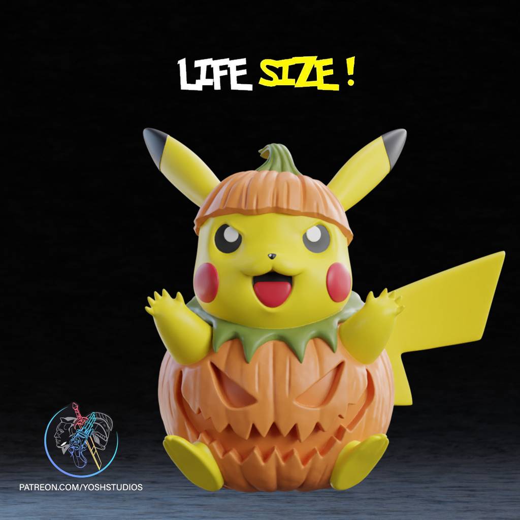 P站图纸印象馆 Yosh 万圣节皮卡丘 Yosh 万圣节皮卡丘