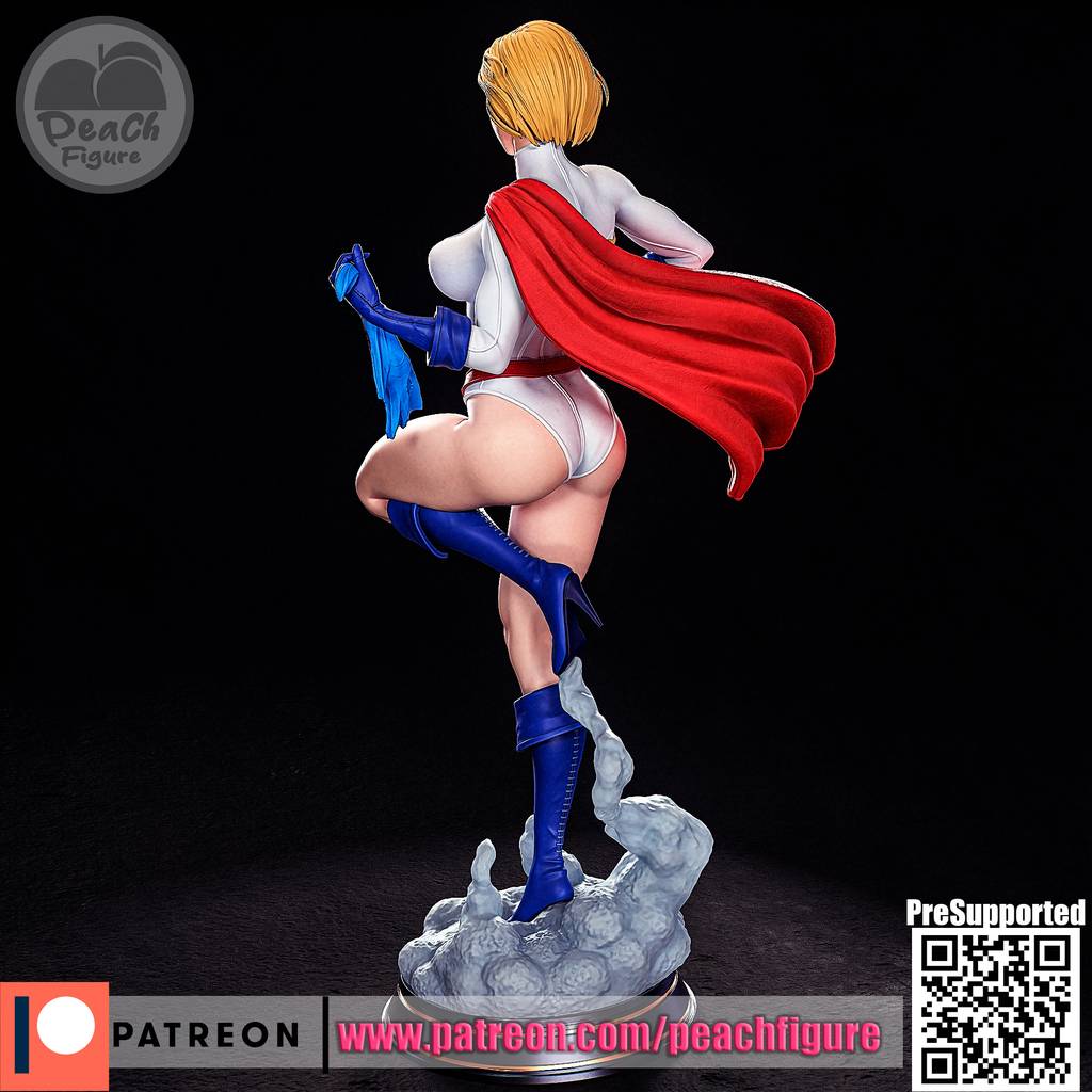 P站图纸印象馆 Peach Figure DC漫画 神力女孩 Peach Figure DC漫画 神力女孩