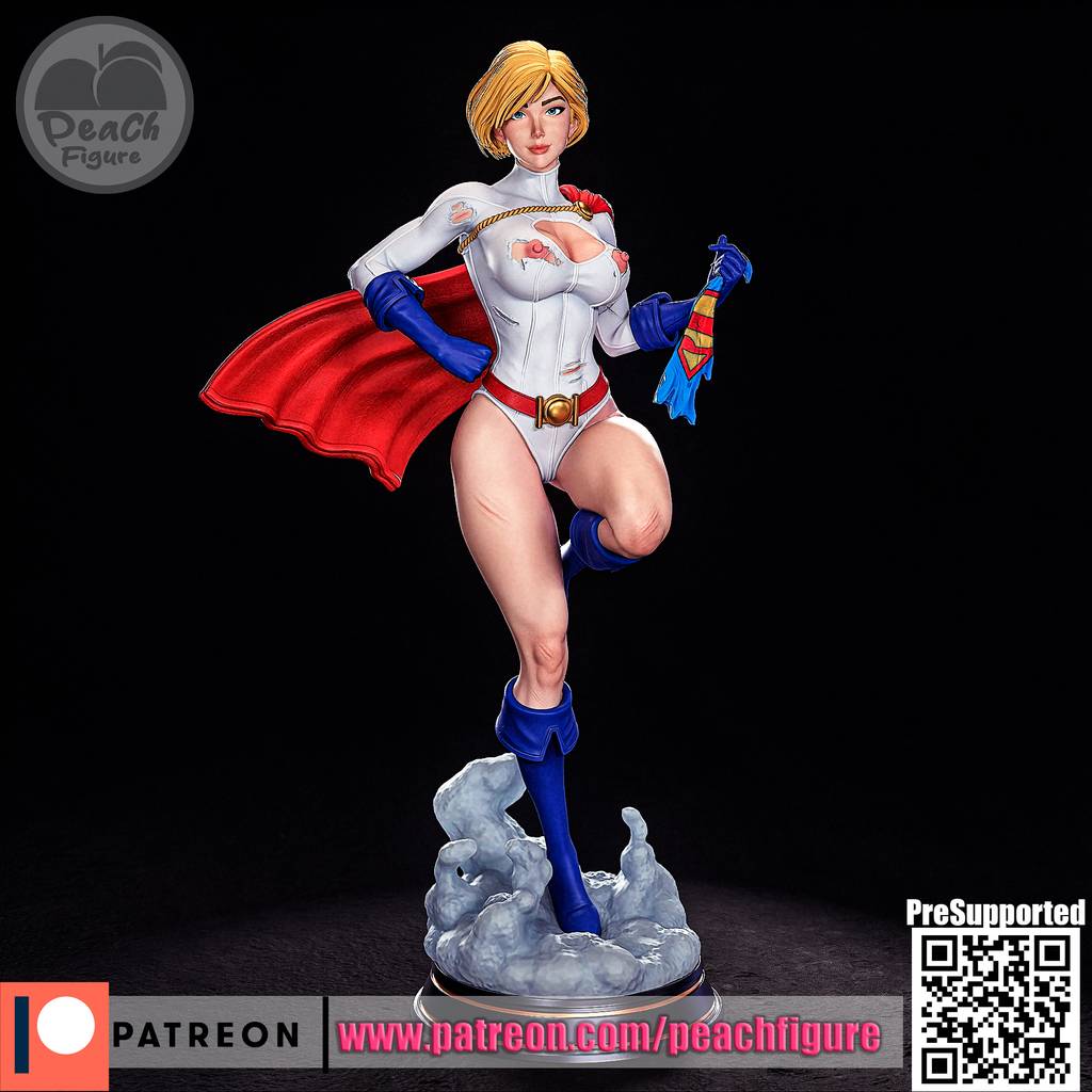 P站图纸印象馆 Peach Figure DC漫画 神力女孩 Peach Figure DC漫画 神力女孩