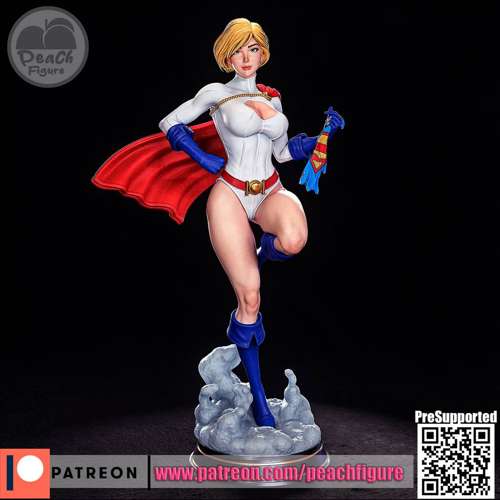 P站图纸印象馆 Peach Figure DC漫画 神力女孩 Peach Figure DC漫画 神力女孩