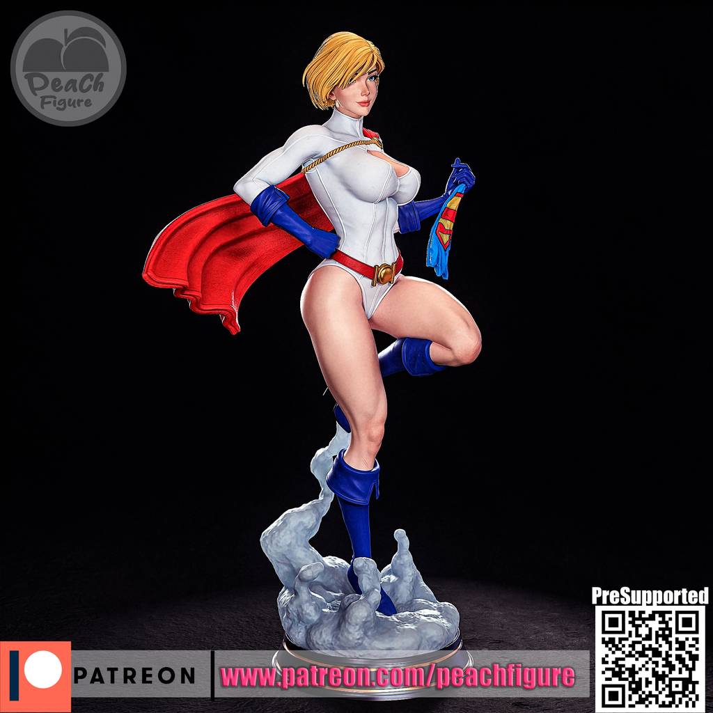P站图纸印象馆 Peach Figure DC漫画 神力女孩 Peach Figure DC漫画 神力女孩