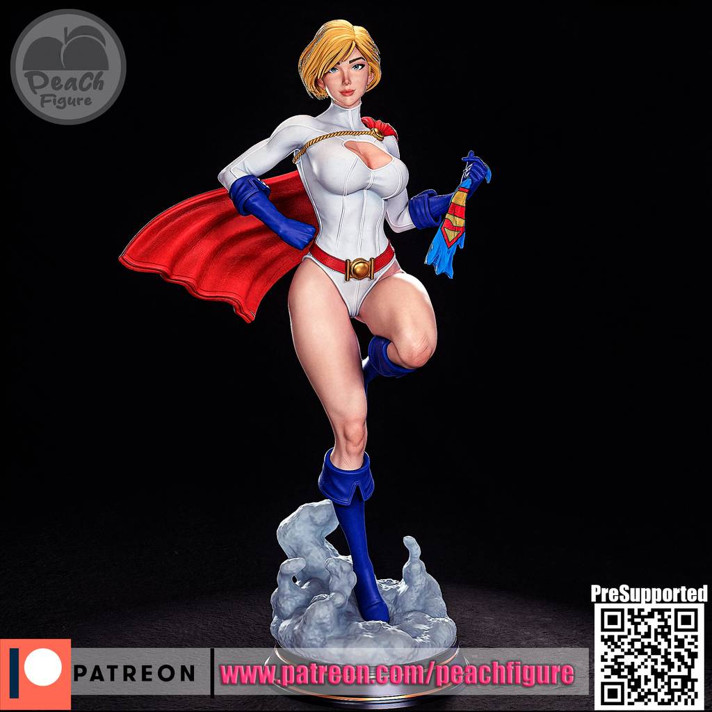 P站图纸印象馆 Peach Figure DC漫画 神力女孩 Peach Figure DC漫画 神力女孩