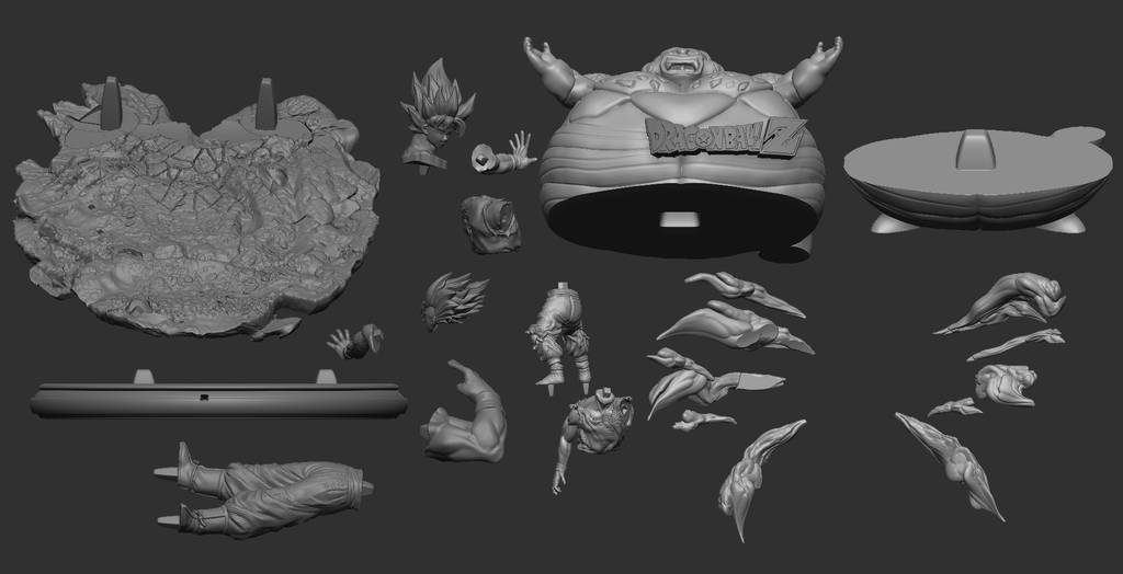 P站图纸印象馆 龙珠 沙鲁 龙珠 沙鲁