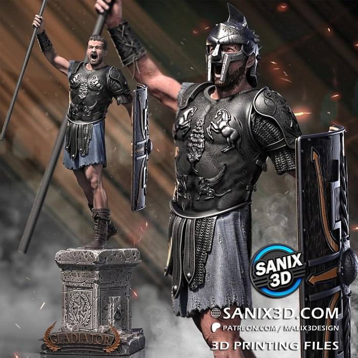 P站图纸印象馆 Sanix3d 角斗士 Sanix3d 角斗士