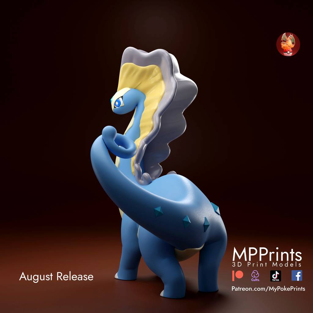 P站图纸印象馆 口袋妖怪 冰雪巨龙 口袋妖怪 冰雪巨龙